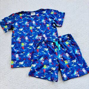 Piccalilly blue mermaid under the sea summer outfit set